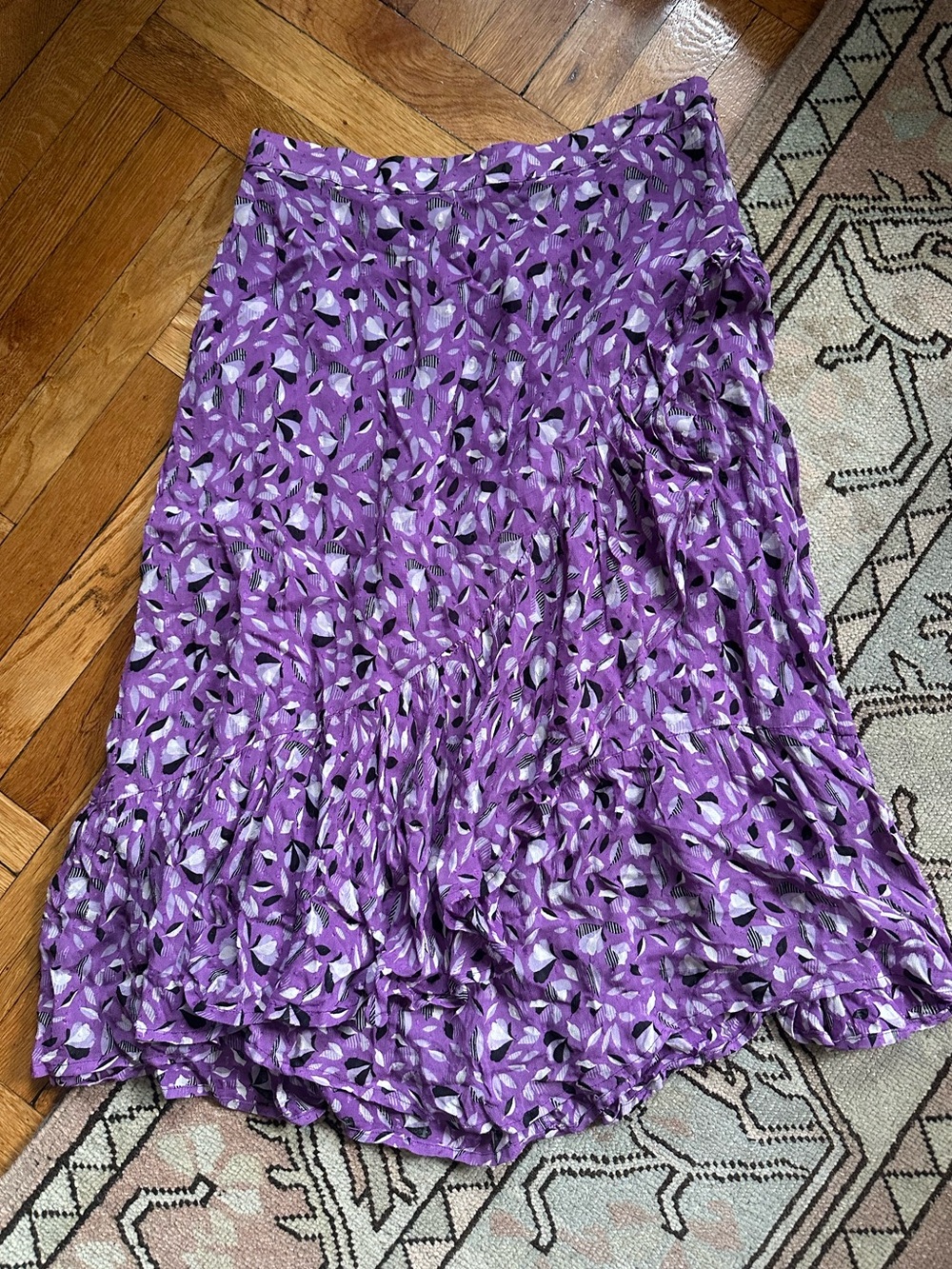 Part Two Copenhagen Women’s Purple Print midi skirt